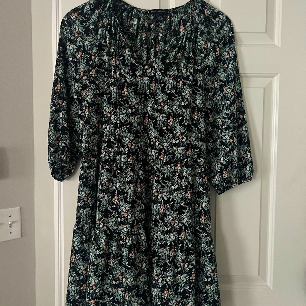 Banana Republic floral swing dress
